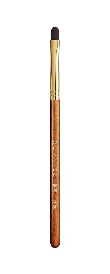 Desert Oak Series Pixel-Precise Detail Concealer Brush - Micro Teardrop Head for Acne Scars & Dark Spots, Sustainable Bubinga Handle (CM 195)-FemmiqueWomen