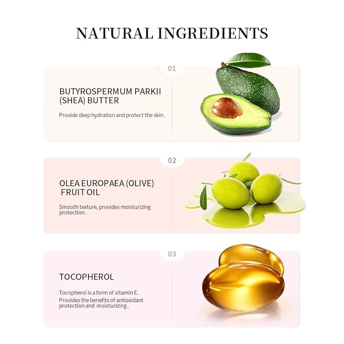 3 Colors Lip Butter Balm Set，Vanilla Vanilla Beige Brown Sugar, Lasting Moisture Non Stick Glow Resurrection Cream Lip Oil Gloss Trio Lip Care Makeup(123# Vanilla + Vanilla Beige+Brown Sugar)-FemmiqueWomen