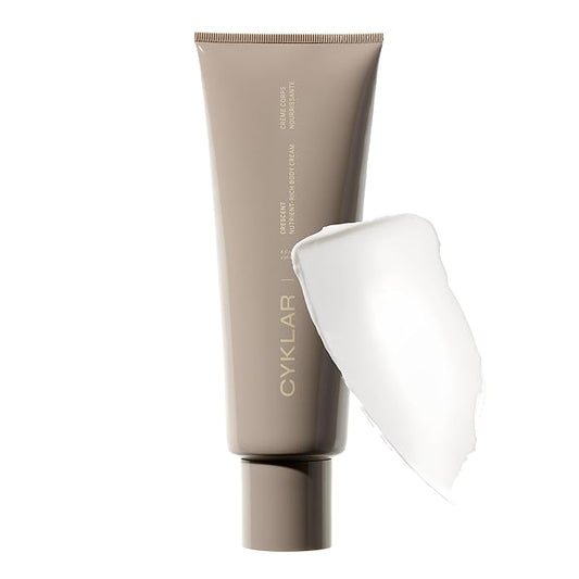 Nutrient Rich Body Cream. Crescent Fragrance Nourishing Moisturizer with Niacinamide and Banana Flower Extract. Deep Hydration, Thick Body Lotion, Dry Skin Cream for Women and Men, 8 Fl Oz-FemmiqueWomen