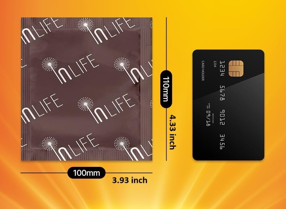 InLife Large Size Super Warmer for Hands and Body, All Natural & Safe, Bigger & Wider Area Covered, Higher Heating 145°F, Air Activated, Easy & Comfort, Steady Longer Lasting, Odorless, 40 Packs-FemmiqueWomen