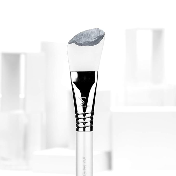Sigma Beauty S01 Clay/Mud Mask Skincare Brush – Silicone Skincare Tool for Applying Skincare Products to Face and Skin, Face Mask Brush Applicator for Mud and Clay Masks (1 Pc)-FemmiqueWomen