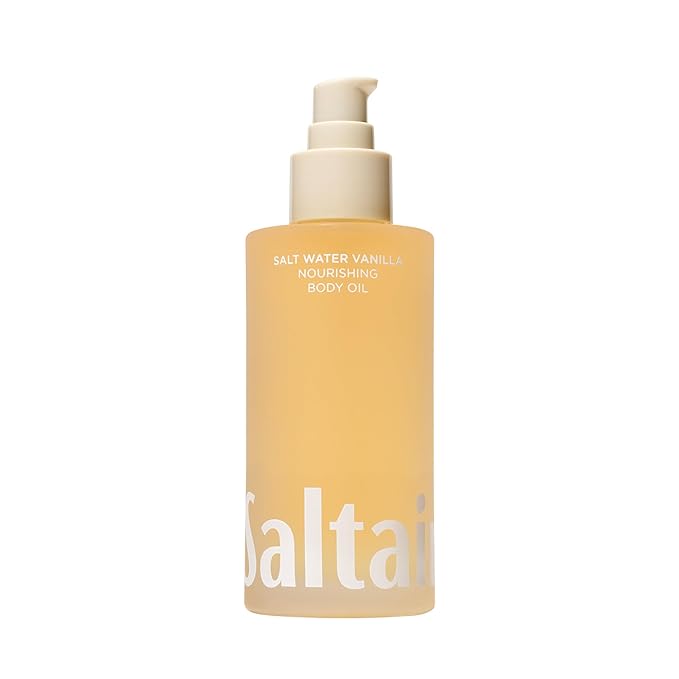 Saltair Body Oil. Luxurious Salt Water Vanilla After Shower and Bath Oil Moisturizer for Women and Men. Botanical, Non-Greasy, and Well-Absorbing Lotion for Hydrating Dry Skin. 4oz Pump Bottle-FemmiqueWomen