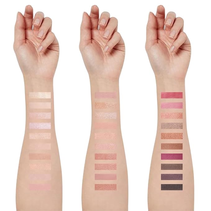 30 Colors Nude Champagne Gold Matte Shimmer Eyeshadow Palette with Brush for Eye Makeup,High Pigmented Pink Purple Brown Eye Shadow Primers Powder Palet de sombras de ojos-Big30-FemmiqueWomen