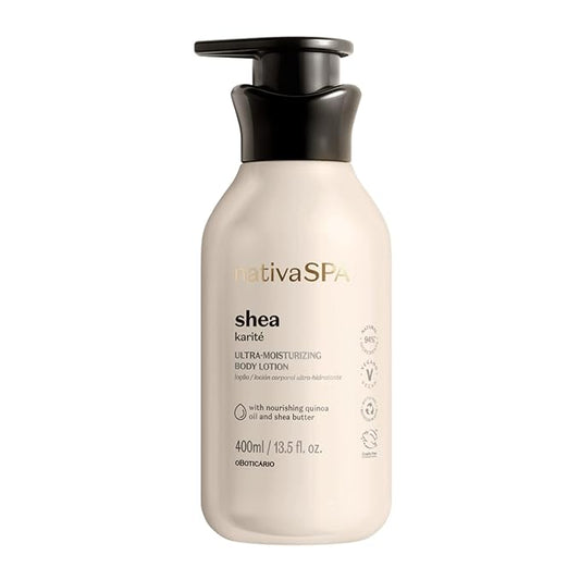 Nativa SPA Shea Moisturizing Body Lotion, Fragranced Skin Moisturizer with Purified Quinoa Drops, 13.5 Ounce-FemmiqueWomen