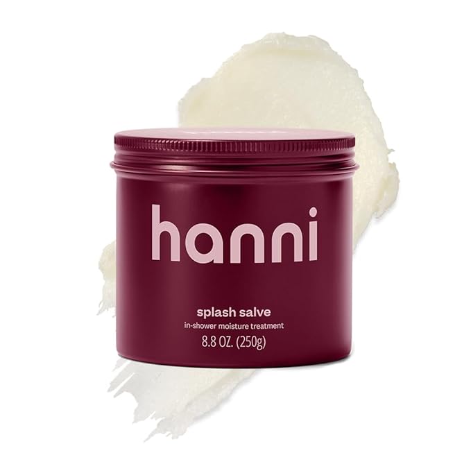 HANNI Splash Salve Body Mask, In-Shower Moisturizer with Coconut, Jojoba, Shea Butter & Glycerin, Deep Conditioning for All Skin Types, 250 mL / 8.8 oz-FemmiqueWomen