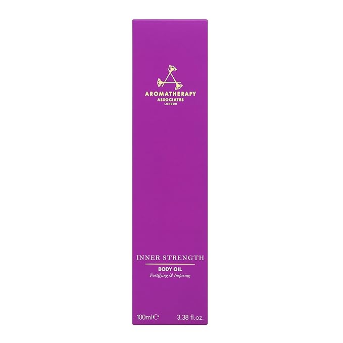 Aromatherapy Associates Inner Strength Body Oil. Luxurious Blend of Oils Made with Clary Sage and Geranium Essential Oils (3.4 fl oz)-FemmiqueWomen