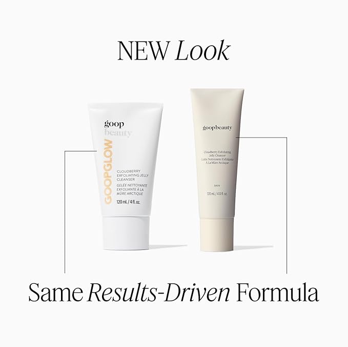 goop Beauty Exfoliating Jelly Cleanser | Face Wash to Clean & Smooth Skin | Squalane, Kakadu Plum, & Vitamin C | Moisturizes & Soothes Skin | Paraben & Silicone Free | 4 fl oz-FemmiqueWomen
