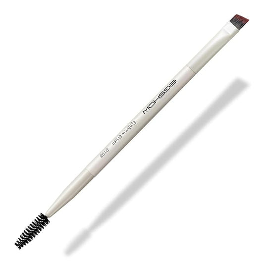 Eyebrow Brush, Dual-ended Angled Eyebrow Brush for Brows or Lashes D108 - Black-FemmiqueWomen