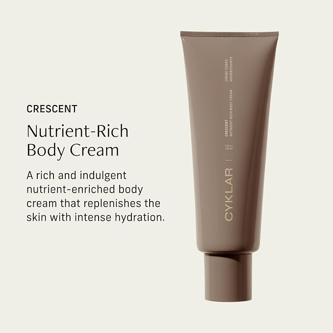 Nutrient Rich Body Cream. Crescent Fragrance Nourishing Moisturizer with Niacinamide and Banana Flower Extract. Deep Hydration, Thick Body Lotion, Dry Skin Cream for Women and Men, 8 Fl Oz-FemmiqueWomen