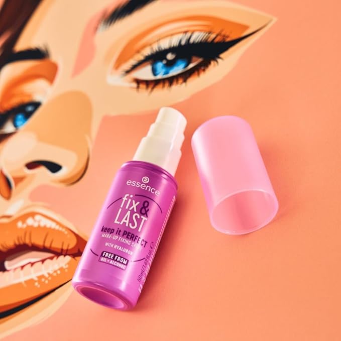 essence | Fix & Last Keep It Perfect Makeup Fixing Spray | Weightless, All-Day Setting | Vegan & Cruelty Free-FemmiqueWomen