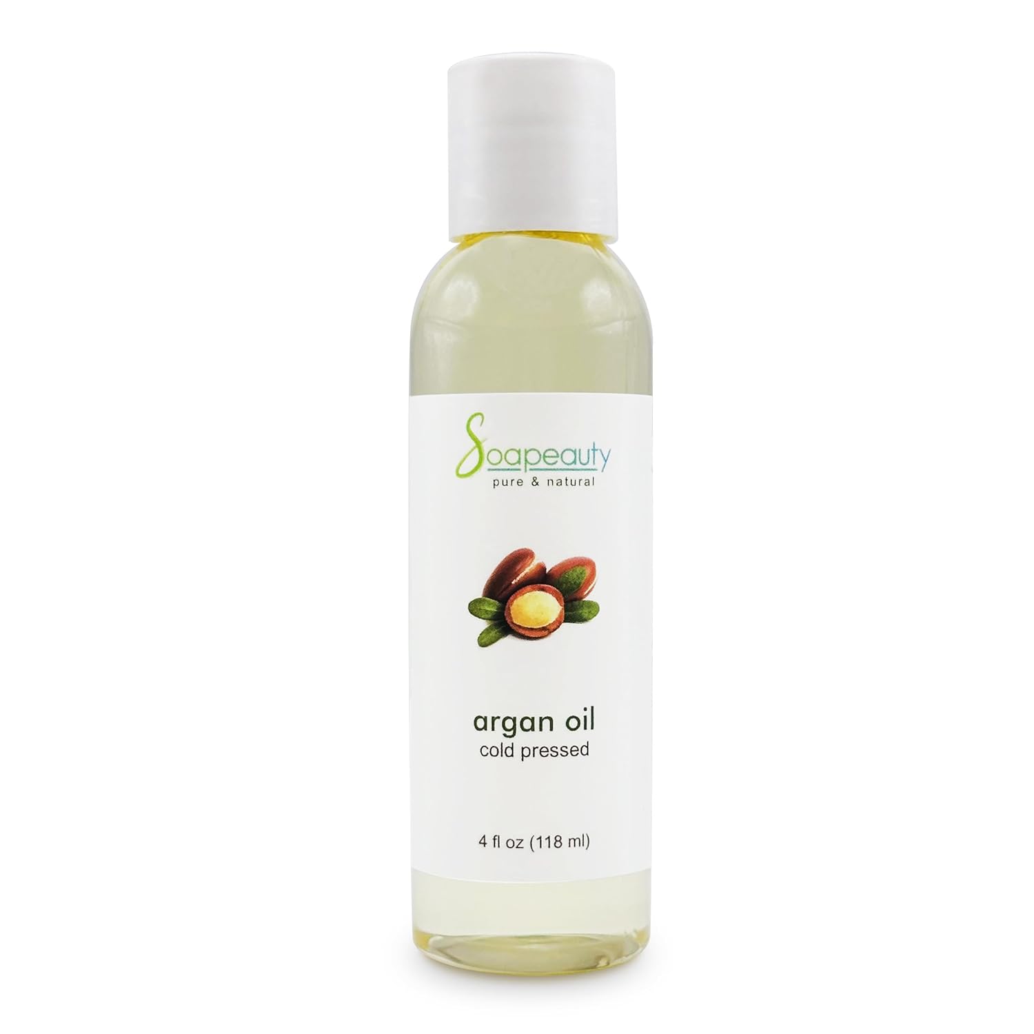 Soapeauty ARGAN Oil | 100% Natural & Pure | Cold Pressed & Deodorized | Carrier for Essential Oils, Face, Body and Skin Care, Hair Growth & Moisturizer | 4 fl oz-FemmiqueWomen