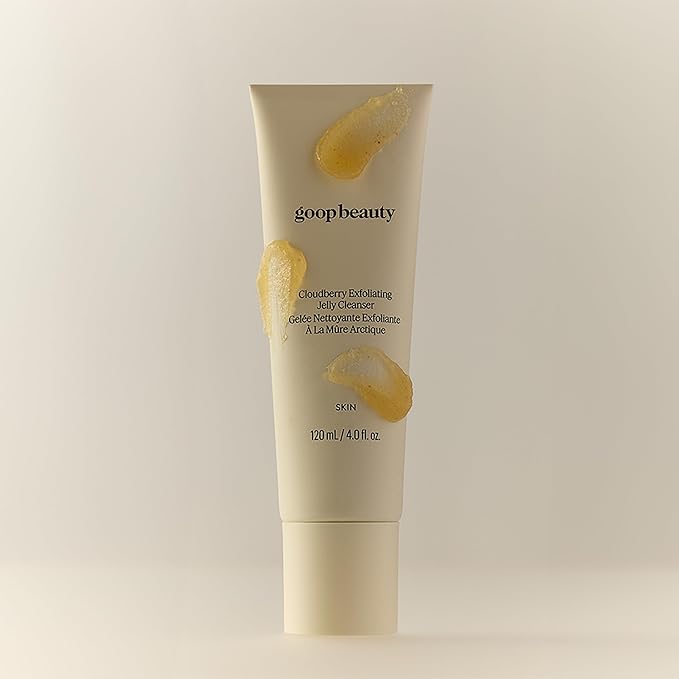 goop Beauty Exfoliating Jelly Cleanser | Face Wash to Clean & Smooth Skin | Squalane, Kakadu Plum, & Vitamin C | Moisturizes & Soothes Skin | Paraben & Silicone Free | 4 fl oz-FemmiqueWomen
