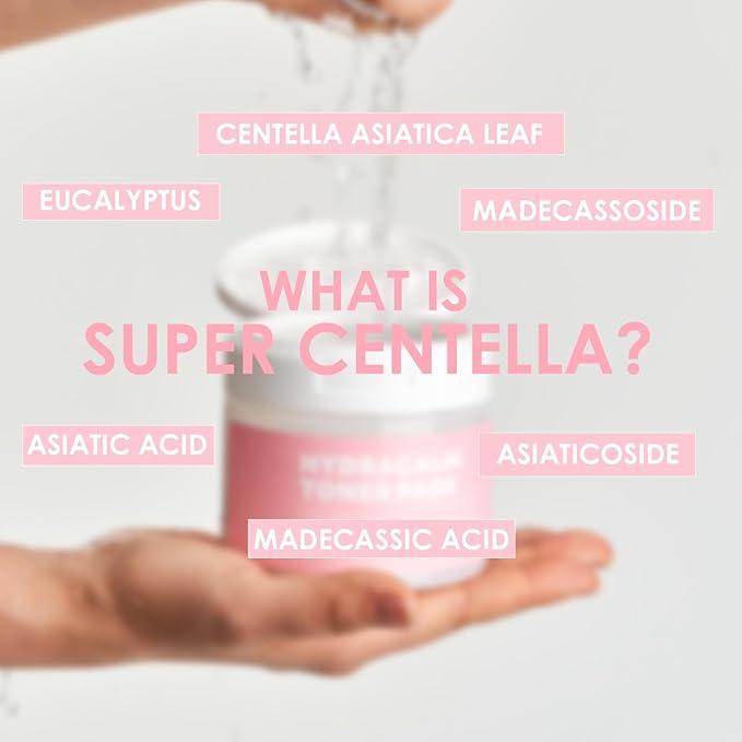 MEDB Hydracalm Toner Pads | BHA & PHA | Daily Toner Pad | Improving Elasticity, Korean Skin Care, Hydrating, for Troubled Skin & Breakouts | 60 Pads-FemmiqueWomen