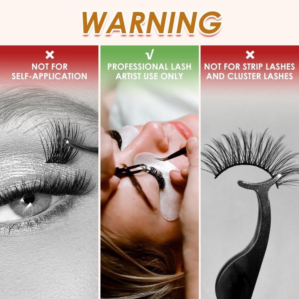 Super Strong Eyelash Extension Glue- 5ml/0.3s Drying Time/7-8 Weeks Retention/Waterproof Black Lash Glue/Professional Eyelash Adhesive for Individual Lash Extensions-FemmiqueWomen
