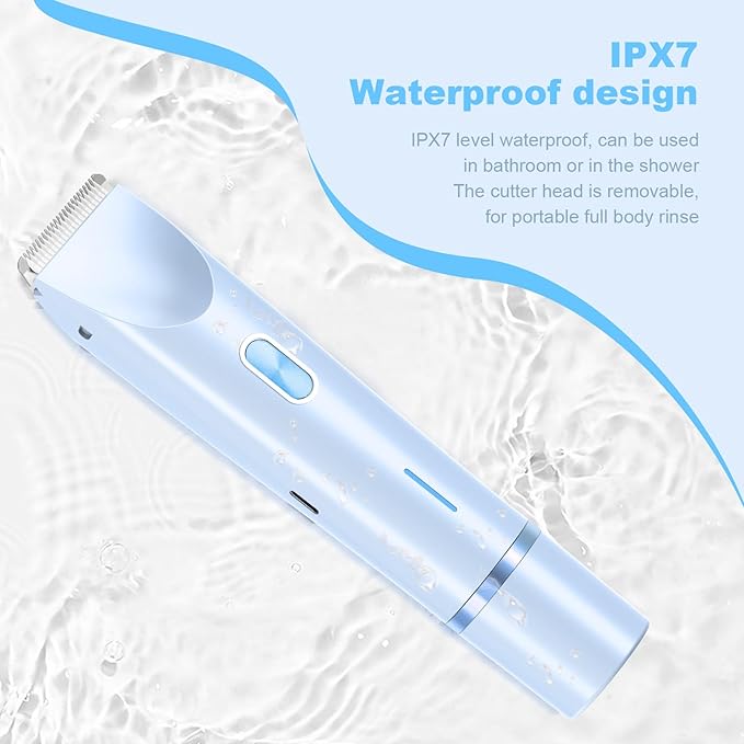 2025 New Bikini Trimmer for Women,Dermave Bikini Shaver,2-in-1 Electric Razors for Women(Blue)-FemmiqueWomen