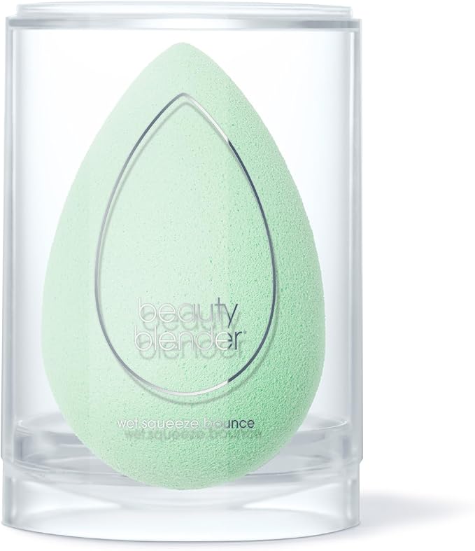Beautyblender® | Mint Beauty Blender Makeup Sponge, Super-Soft Foam Easily Blends Foundations, Powders & Creams, Made in USA, Reusable, Washable, Streak Free Application, Vegan, Cruelty Free-FemmiqueWomen