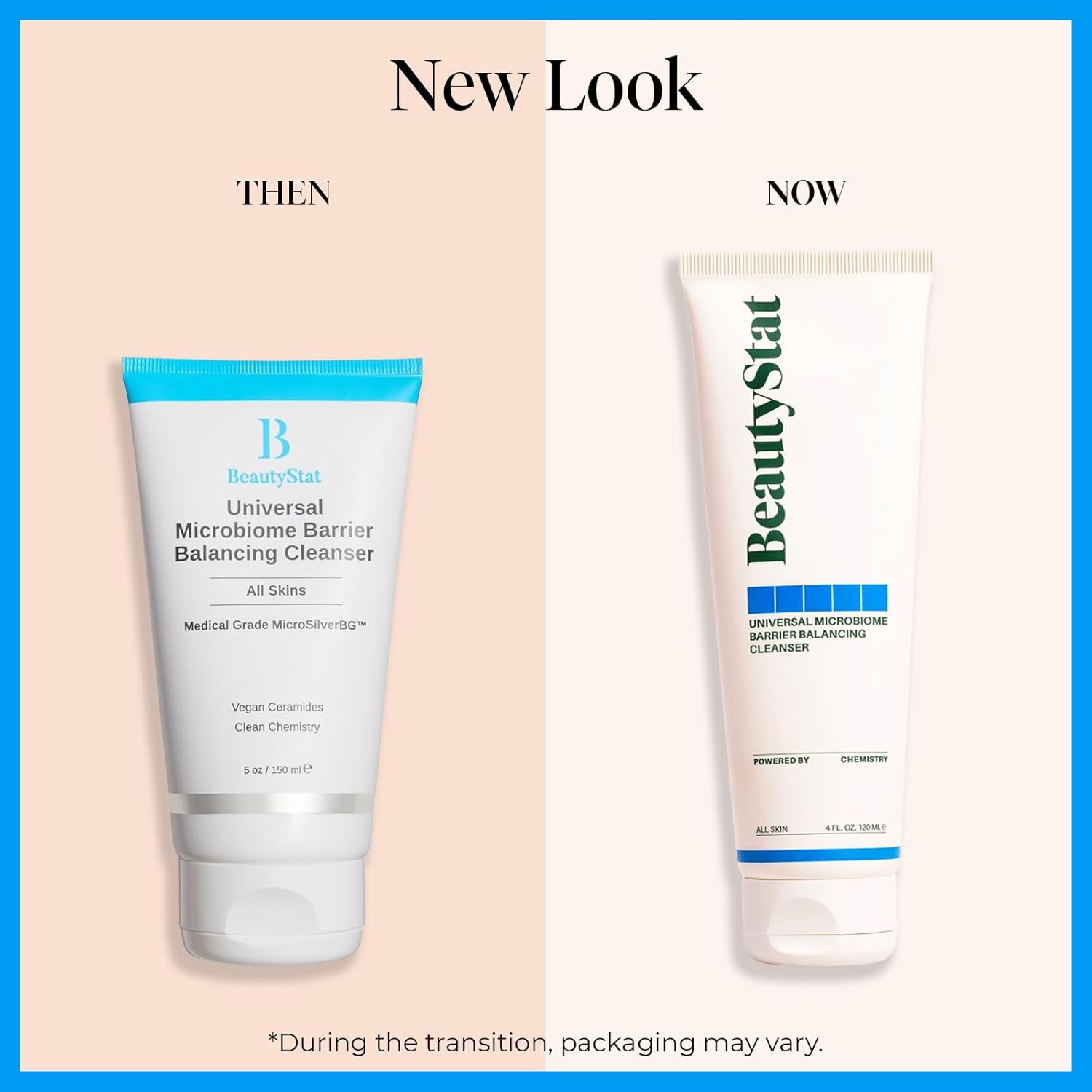 BeautyStat Universal Microbiome Barrier Repair Purifying Cleanser - Gentle Detoxifying Cleanser with Medical Grade MicroSilverBG to Protect Skin and Promote a Healthy, Radiant Glow (4oz /120ml)-FemmiqueWomen