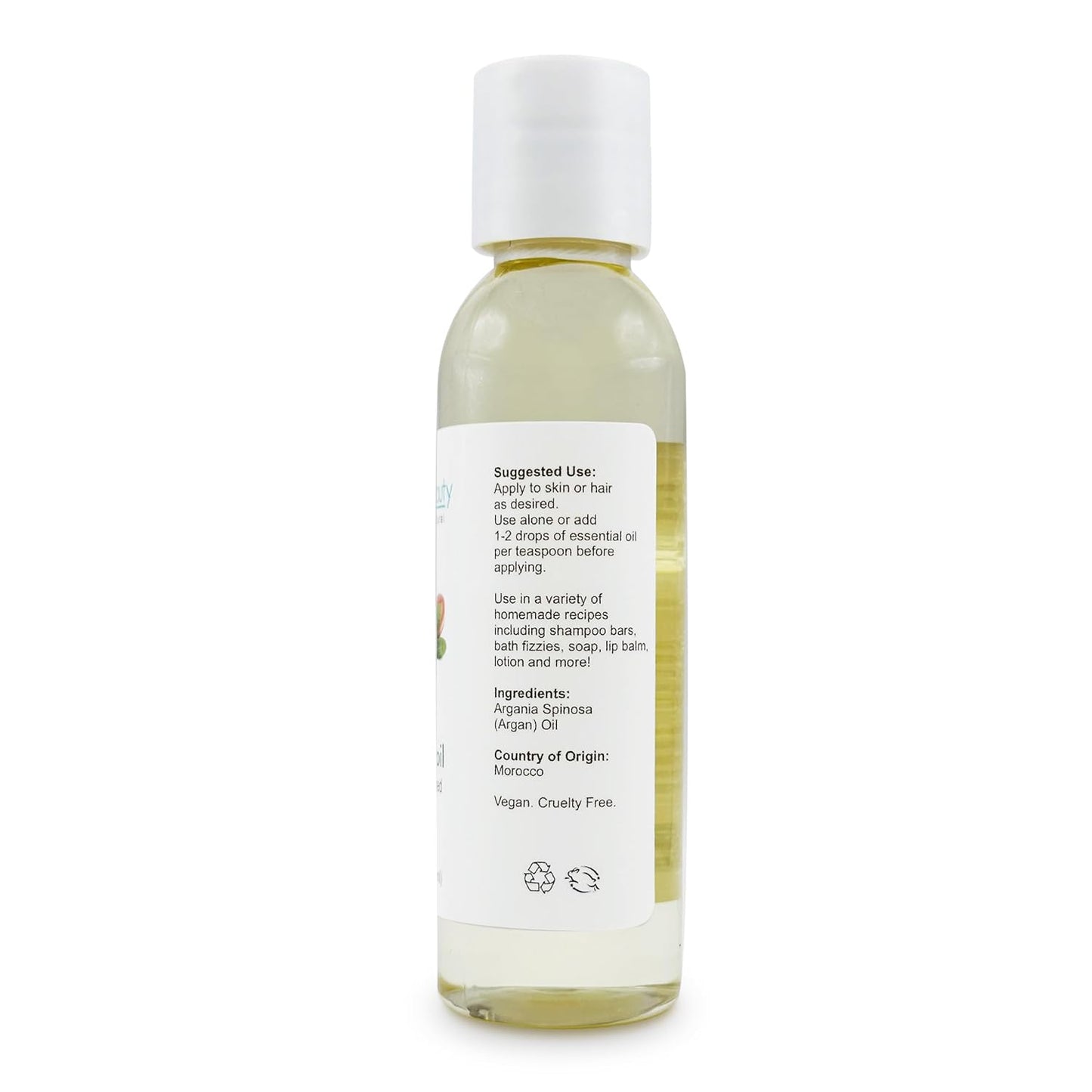 Soapeauty ARGAN Oil | 100% Natural & Pure | Cold Pressed & Deodorized | Carrier for Essential Oils, Face, Body and Skin Care, Hair Growth & Moisturizer | 4 fl oz-FemmiqueWomen