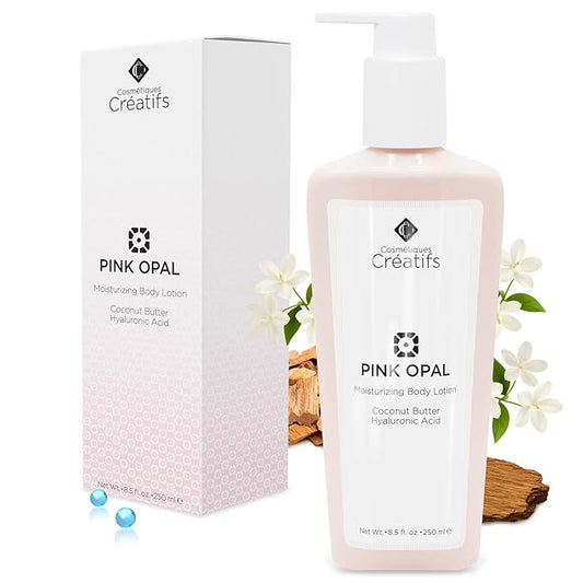 Pink Opal Moisturizing Body Lotion with Coconut Butter and Hyaluronic Acid, 8.5 fl. oz.-FemmiqueWomen