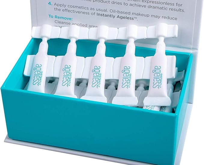 Instantly Ageless Facelift in A Box - Instant Eye Bag Remover Puffiness -1 Box of 25 Vials - Instant Under Eye Bags Remover - Wrinkle Tightener - Instant Wrinkle Remover for Face Instant Lift-FemmiqueWomen