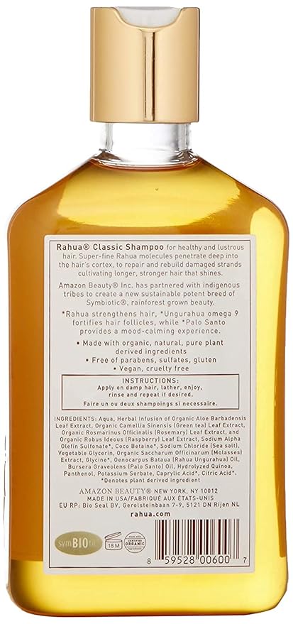 Rahua Classic Hair Shampoo, 9.3 Fl Oz, Naturally Infused, Plant Powered Ingredients, Sulfate Free, Woodsy & Earthy, with Palo Santo Oil for Scalp Care & Silky Hair, Vegan-FemmiqueWomen