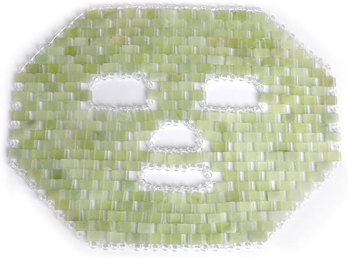 Jade Mask,100% Natural Stone Jade Sleep Mask Skincare Massage Tools for Puffy Eyes Dark Circles-FemmiqueWomen