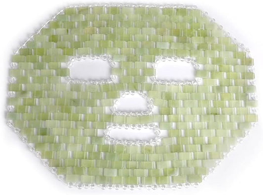 Jade Mask,100% Natural Stone Jade Sleep Mask Skincare Massage Tools for Puffy Eyes Dark Circles-FemmiqueWomen