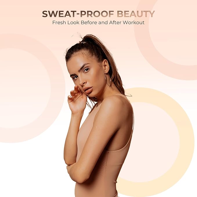 (8 Ounce) (Deep Tan) Foundation Powder Refill By Sweet Face Minerals, Lightweight Mineral Loose Makeup Powder with SPF 20, Full Coverage Flawless Finish, Talc-free, Cruelty-Free, Refillable Pouch-FemmiqueWomen