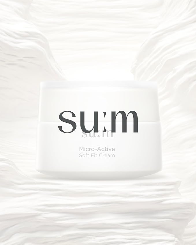 SU:M Micro-Active Soft Fit Cream (1.67 fl oz) - Deep Hydration for Elasticty, Sensitive Skin. Korean Skin Care. Peptides, Fermented Nutrients.-FemmiqueWomen
