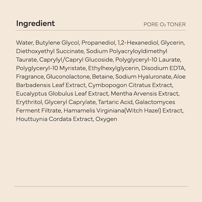 SAM'U Galacto Pore O2 Toner, Exfoliating & Pore-Tightening, Oxygen Bubble Galactomyces Toner, Hydrating for Sebum Control & Suitable for All Skin Types, Korean Toners, 6.08 Fl. Oz-FemmiqueWomen