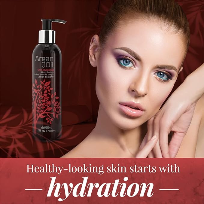 Body Drench Ultra Hydrating Body Lotion with Argan Oil - Nourishing & Moisturizing Body Lotion for Dry Skin, 8 fl oz-FemmiqueWomen