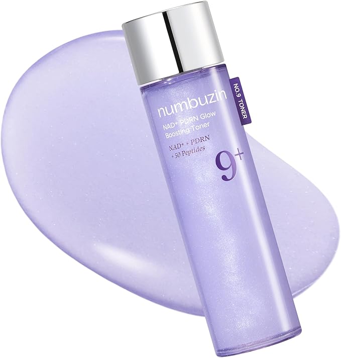 numbuzin No.9 Toner | NAD+ PDRN Glow Boosting Toner | Glowing, Firming, Hydrating, Elasticity, Wrinkles, Fine Lines, Korean Skincare | Salmon PDRN, Peptides, NAD | Essence for Dry Skin | 5.07 fl. Oz-FemmiqueWomen