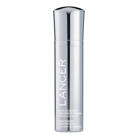 Lancer Skincare Retexturizing Treatment, Daily Moisturizing Cream with 10% Glycolic Acid, 1.7 Fl Oz-FemmiqueWomen