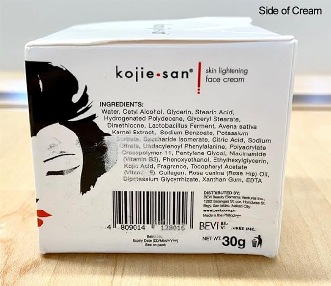 Kojie San Skin and Body Soap 2 Piece Set – Original Kojic Acid, Dark Spot Remover Soap Bar with Coconut & Tea Tree Oil – 65g x 2 Bars & 30g Face Cream-FemmiqueWomen