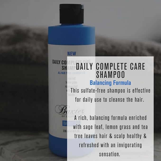 Baxter of California Daily Complete Care Shampoo, 16 Ounces-FemmiqueWomen