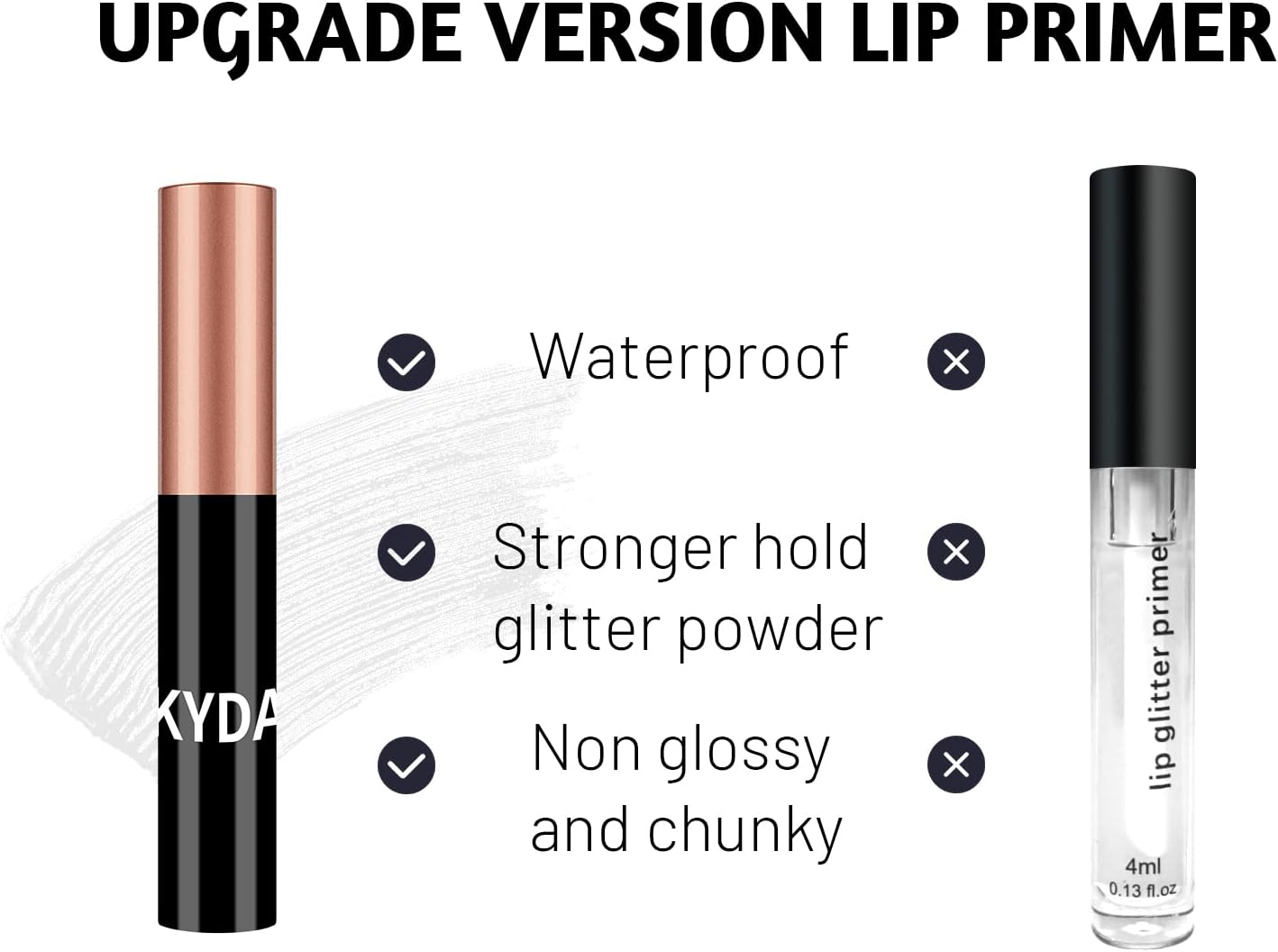 3 Colors Glitter Lip Kit, Diamond and Metallic Powder With Primer, Waterproof Long Lasting & Smudge Proof, Shimmer Sparkly Cosmetic Without Sticky Flake Off Set C-FemmiqueWomen
