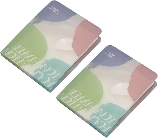 200 Sheets Nail Art Cosmetic Palette Paper Disposable Nail Art Palette Paper Mix Colors for Daily Use-FemmiqueWomen