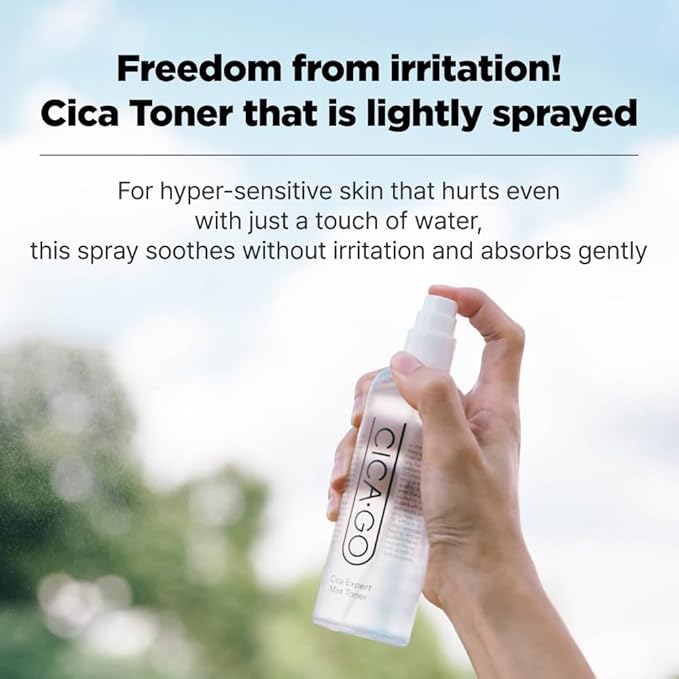 CICA Expert Mist Toner, Alcohol-Free Soothing Facial Mist for Sensitive Skin, Hydrating & Calming Korean Skin Care (5.07 fl.oz/150ml)-FemmiqueWomen