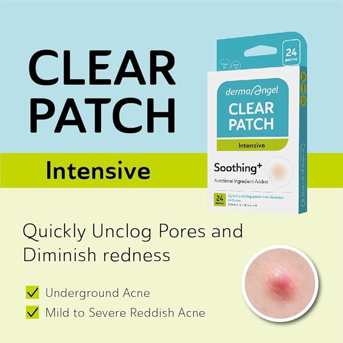 Invisible Salicylic Acid Pimple Patches for Face - Deep Blemish Hydrocolloid Acne Patches, Clear Pimple & Zit Patches for Underground Acne - 96 Count - 2 Sizes Soothing Plus (Clear Patch)-FemmiqueWomen