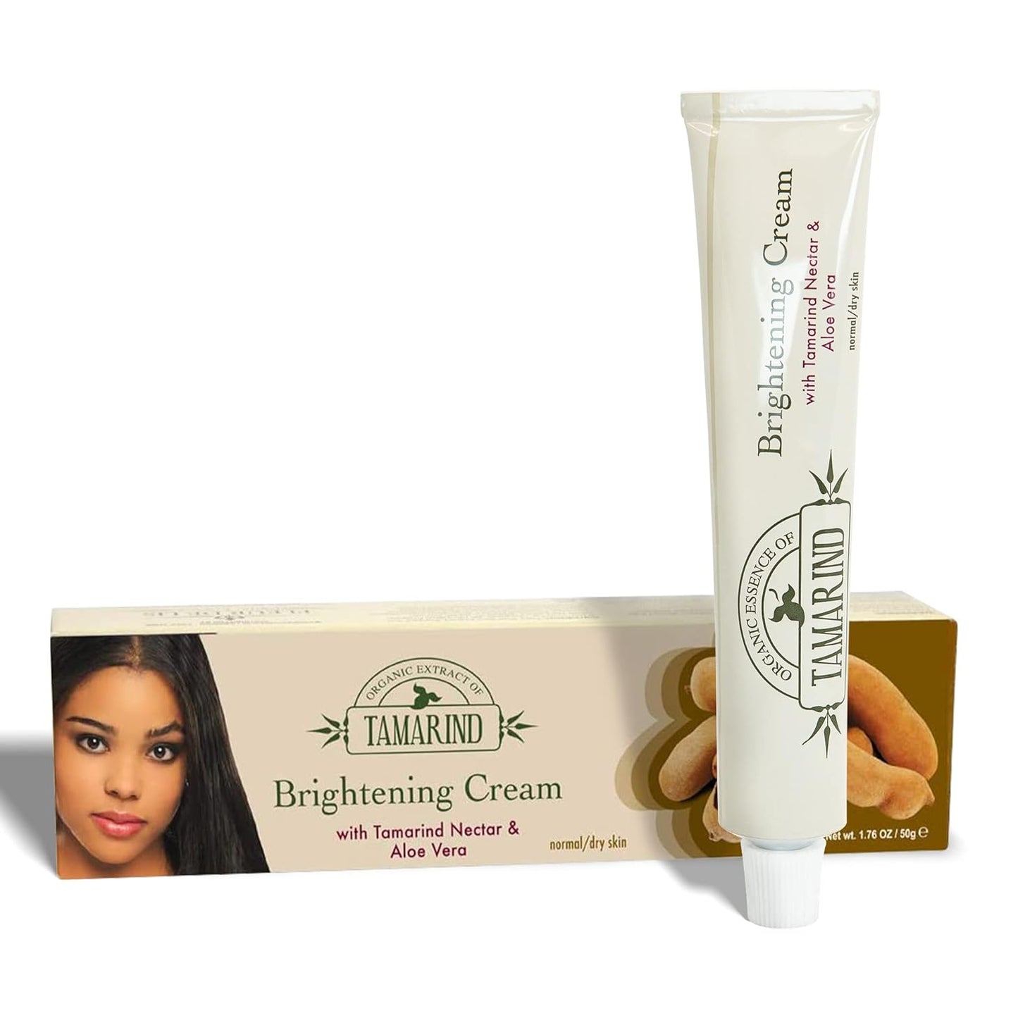 Organic Extract of Tamarind, Skin Brightening Cream - 1.7 fl oz / 50 ml - Dark Spot Cream for Hands, Knuckles, Body, Face, Underarm, Intimate Areas, with Glycering, for Men and Women-FemmiqueWomen