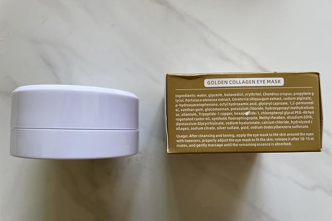 24K Gold Under Eye Masks, Eye Masks for Dark Circles, Anti Wrinkle Under Eye Gel Pads, Eye Mask for Puffy Eyes, Skincare | 60 Pieces/30 Pairs-FemmiqueWomen