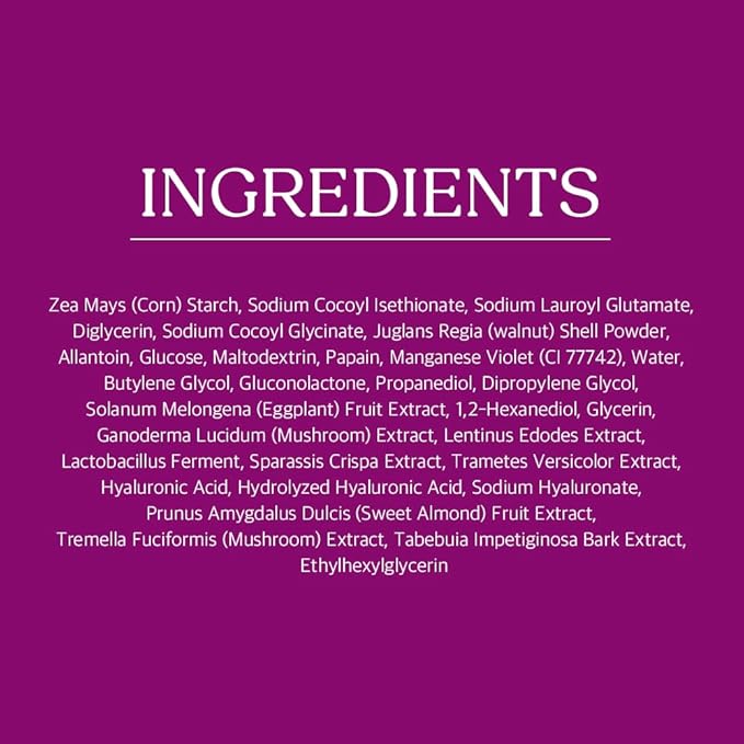 Papa Recipe Eggplant Enzyme Powder Cleanser - Soft Exfoliating Facial Wash for Sensitive Skin (50g, 1.72oz) - Korean Skincare for Radiant, Smooth Complexion, Safe for sensitive skin-FemmiqueWomen