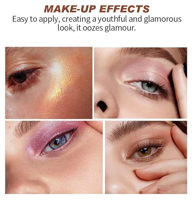 12 Colors Pink Eyeshadow Palette, Mini All in One Blush, Eyebrow & Eye Makeup Kit, Highly Pigmented Matte & Shimmer Shades, Big Artist Comprehensive Facial Makeup, Travel Friendly (02)-FemmiqueWomen