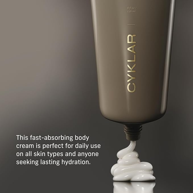 Nutrient Rich Body Cream. Crescent Fragrance Nourishing Moisturizer with Niacinamide and Banana Flower Extract. Deep Hydration, Thick Body Lotion, Dry Skin Cream for Women and Men, 8 Fl Oz-FemmiqueWomen