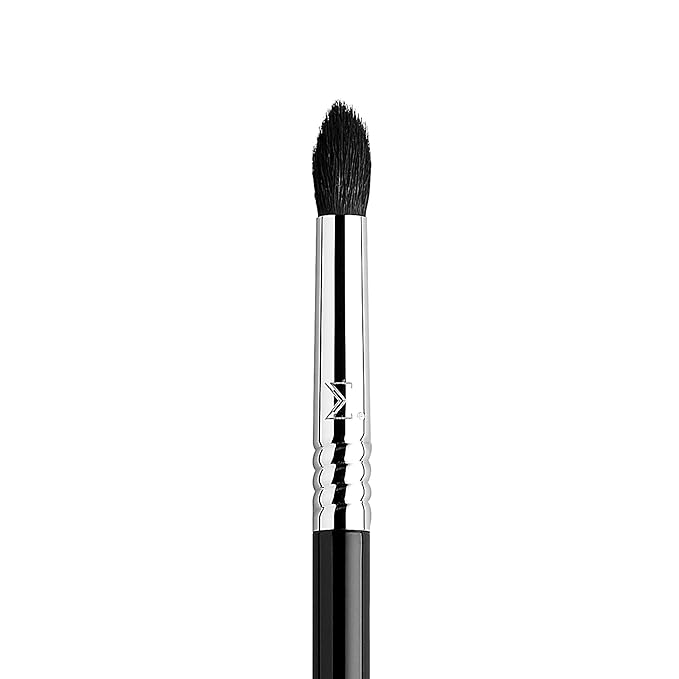 Sigma Beauty Professional E45 Eye Makeup Brush – Small Tapered Eyeshadow Blending Brush with SigmaTech® fibers for Seamless Eyeshadow Blending, Pointed Eyeshadow Brush for the Perfect Cut Crease-FemmiqueWomen