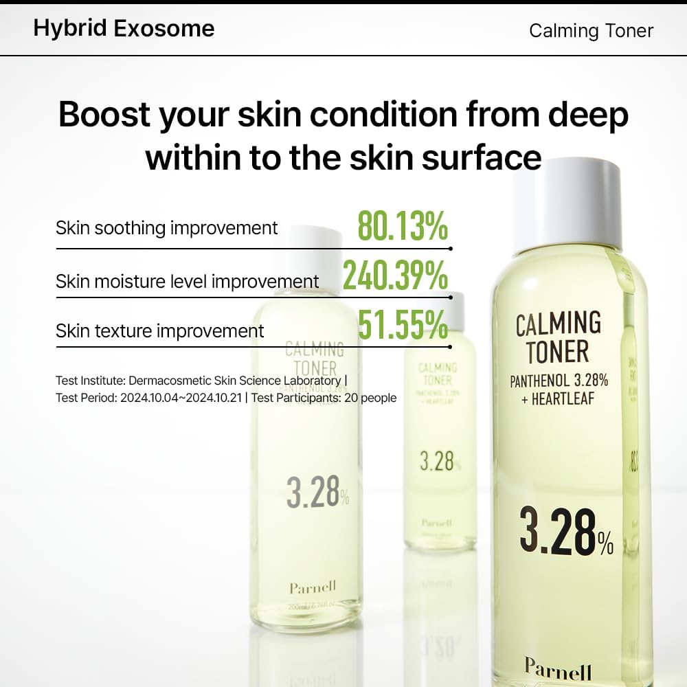 Parnell Panthenol 3.28% | 200ml / 6.76 fl.oz. | Heartleaf Calming Toner 200ml, Soothing Hydrating Toner, Korea Skin Care, Korea Beauty-FemmiqueWomen