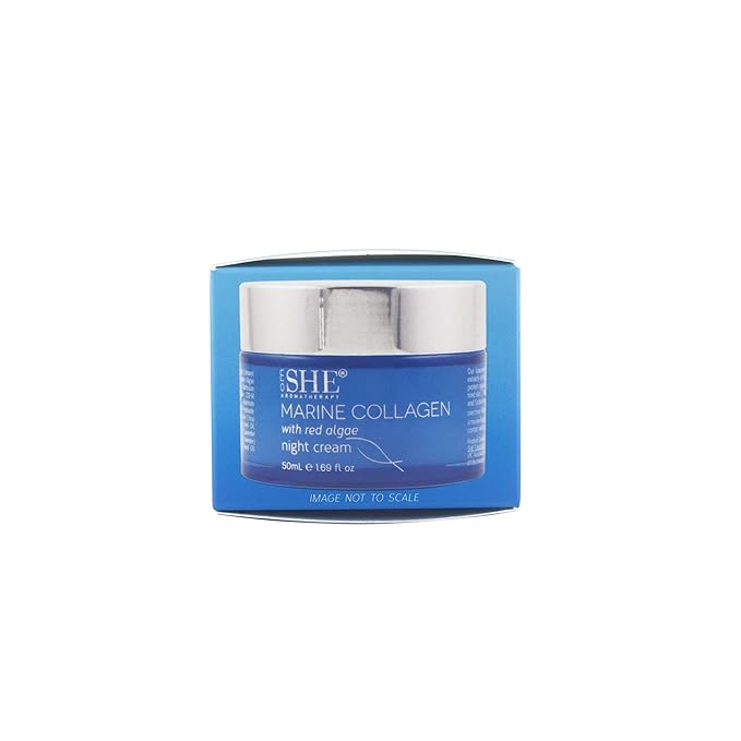 Om She Aromatherapy Marine Collagen with Red Algae Night Cream-FemmiqueWomen