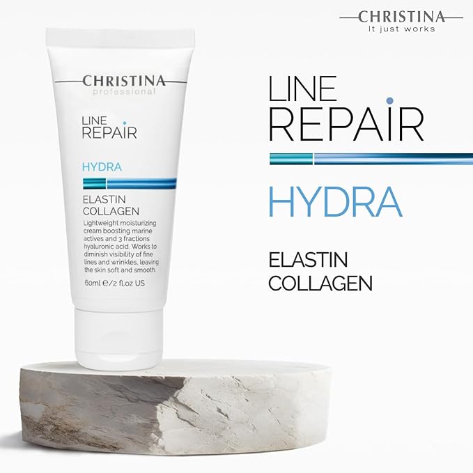 Christina Line Repair Elastin Collagen Cream for Face with Hyaluronic Acid | Face Repair Cream Nourishes and Replenishes the Skin 60ml / 2 fl.oz-FemmiqueWomen