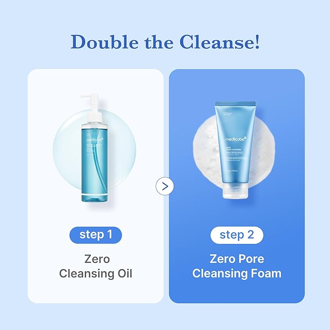 medicube Zero Foam Cleanser for Sensitive Skin - Sebum Control, Moisture Balance, and Pore Minimization | Korean Skincare-FemmiqueWomen