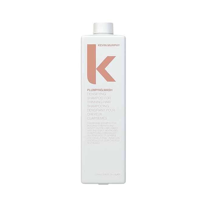 KEVIN.MURPHY PLUMPING.WASH - Densifying Shampoo for Thinning Hair - For Fine & Aging Hair - Nourishing Hair Care Shampoo - Thickening Effects - 1 L / 33.8 fl oz-FemmiqueWomen